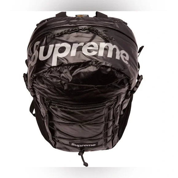 Supreme FW17 Backpack Black NWOT New - Picture 2 of 5